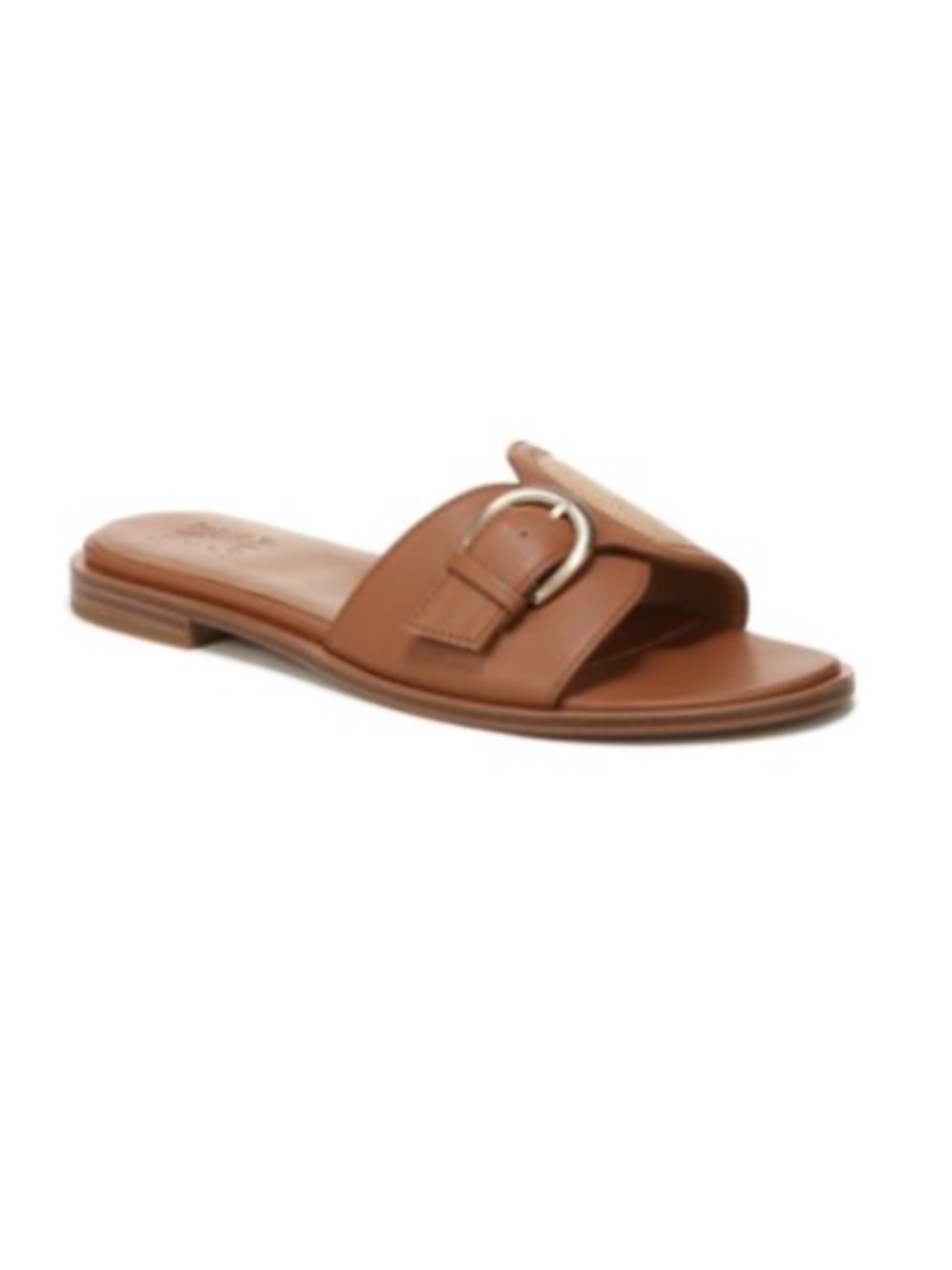 Naturalizer Casual Slip On Lilia Slide Sandals w/ Metallic Buckle Size 8 1/2 NWT